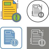 Document Icon Design vector