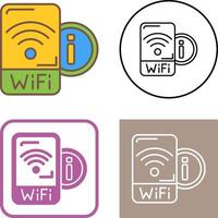 Wifi Signal Icon Design vector