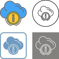 Cloud Computing Icon Design vector