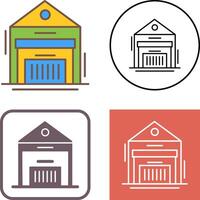 Warehouse Icon Design vector