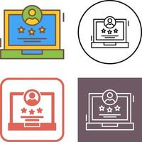 Rating Icon Design vector
