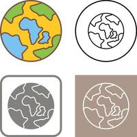 Earth Icon Design vector