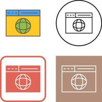 Web Page Icon Design vector