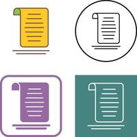 Document Icon Design vector