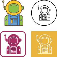 Astronaut Icon Design vector