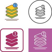 Layers Icon Design vector