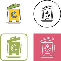 Bin Icon Design vector