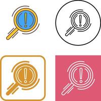 Problem Icon Design vector