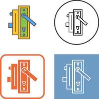 Door Handle Icon Design vector