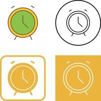 diseño de icono de reloj de alarma vector