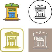 Bank Icon Design vector