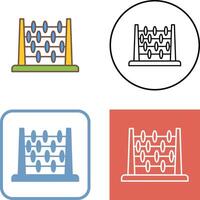 Abacus Icon Design vector