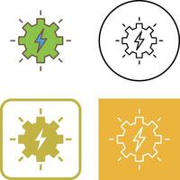 Electricity Icon Design vector