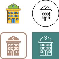 Hotell Icon Design vector