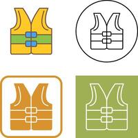 Life jacket Icon Design vector