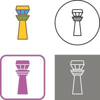 Control Tower Icon Design vector