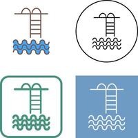 Swiming pool Icon Design vector