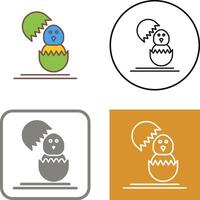 Chick Icon Design vector