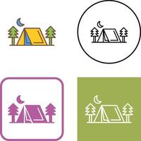 Tent Icon Design vector