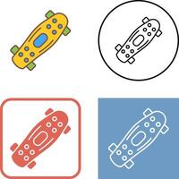 Skateboard Icon Design vector