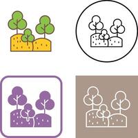 Forest Icon Design vector
