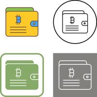 Wallet Icon Design vector