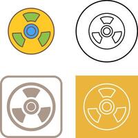 Nuclear Icon Design vector