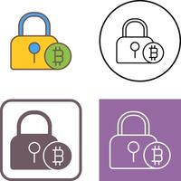 Lock Icon Design vector