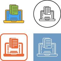 Document Icon Design vector
