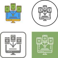 Computer Networks Icon Design vector