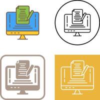 Note Icon Design vector