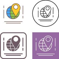 Map Icon Design vector