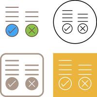 Voting Result Icon Design vector