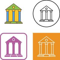 Parthenon Icon Design vector