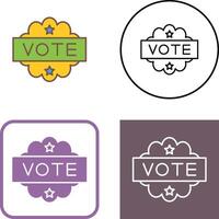 Vote Icon Design vector
