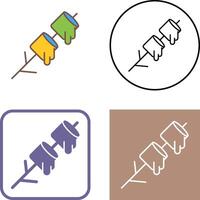 Marshmallows Icon Design vector