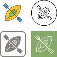 Kayak Icon Design vector