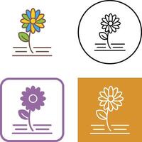 Flowers Icon Design vector