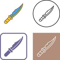 diseño de icono de cuchillo vector