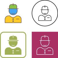 Worker Icon Design vector