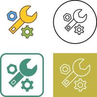 Wrench Icon Design vector