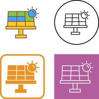 Solar Energy Icon Design vector