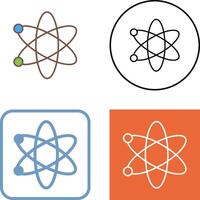 Atom Icon Design vector