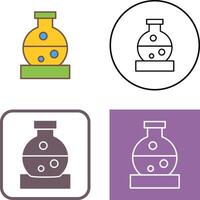 Flask Icon Design vector