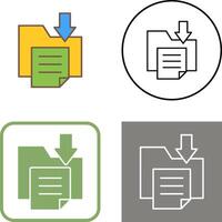 File Storage Icon Design vector