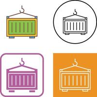 Container Icon Design vector