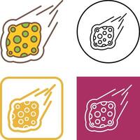 Meteorite Icon Design vector