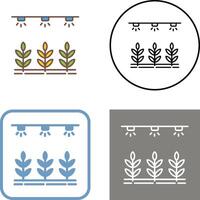 Irrigation System Icon Design vector