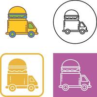 Fast Food Truck Icon Design vector