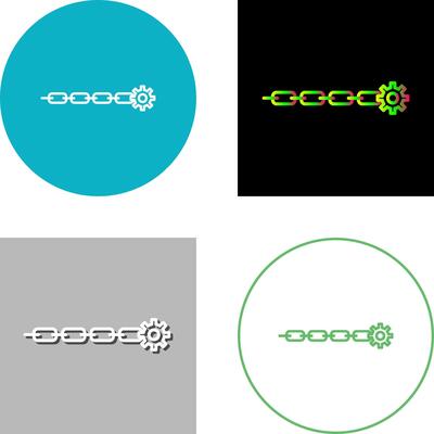 Unique Link Sales Icon Design